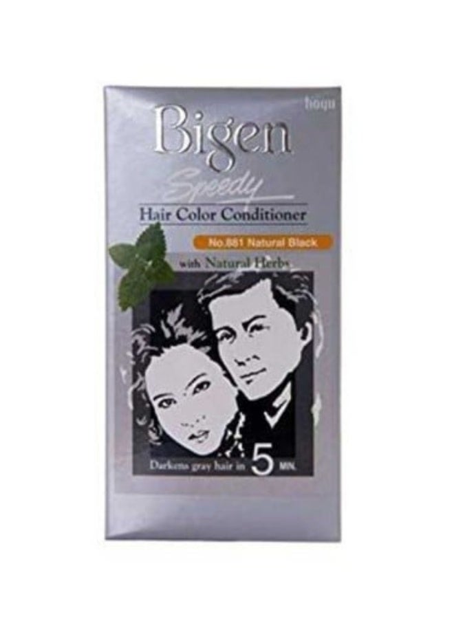 Hair Color Natural Black 881